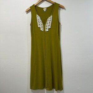 Merona Chartreuse Green Dress Size S